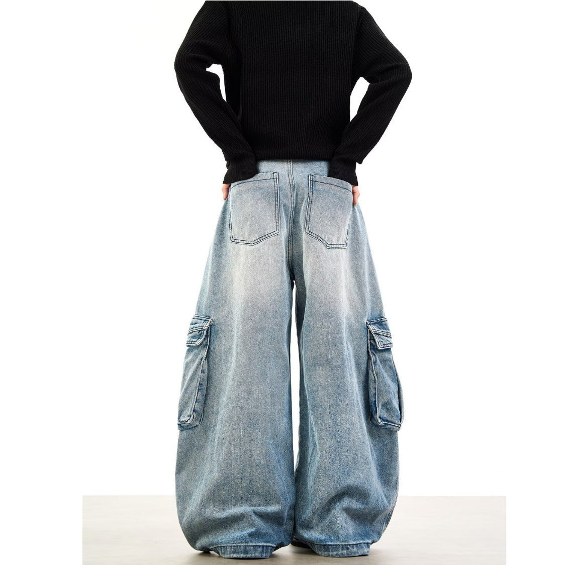 Ruggedly Cool Vintage Workwear Denim Jeans