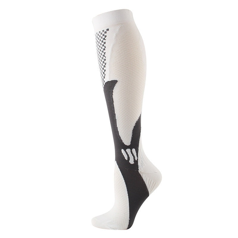 Professional Sports Running Fitness Basketball Skipping Rope Long Calf Compression Stockings Long Tube Breathable