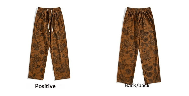 Printed Camo Casual Pants For Boys