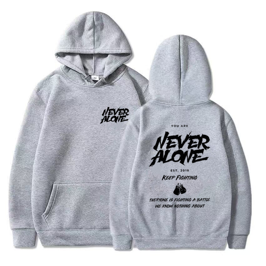 Unisex Casual Fashion Hoodie With Pocket Print