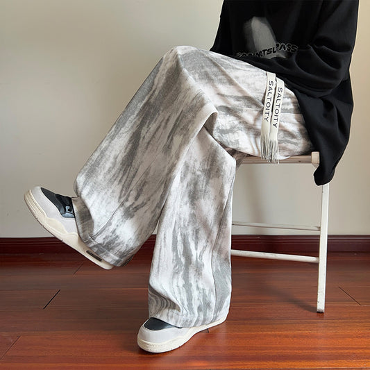 Loose, Slimming Straight-leg Athletic Pants