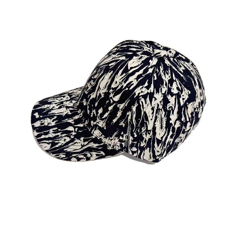 European And American Hat Spring And Summer Thin Graffiti Duck Tongue