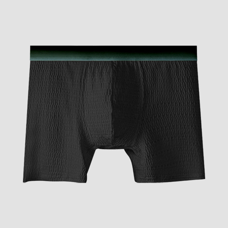 Men's Anti-chafing Antibacterial Boxer Briefs Summer Thin Extended Large Size Comfortable