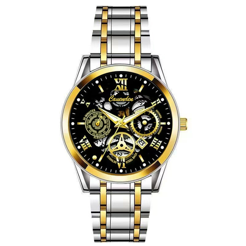 Waterproof Luminous Hollow Out Mens Watch