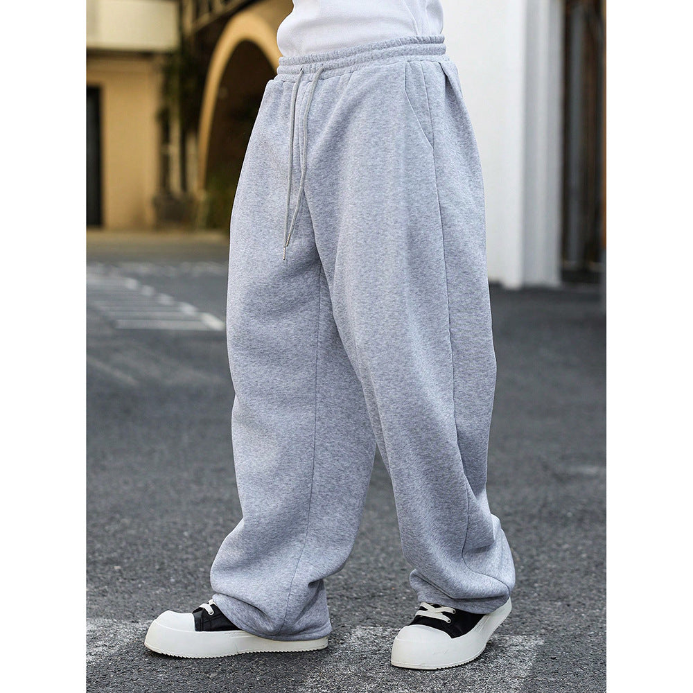 Mens Straight-Leg Casual Sports Sweatpants In American Style