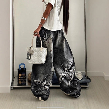 Designing Distressed Post-apocalyptic-style Denim