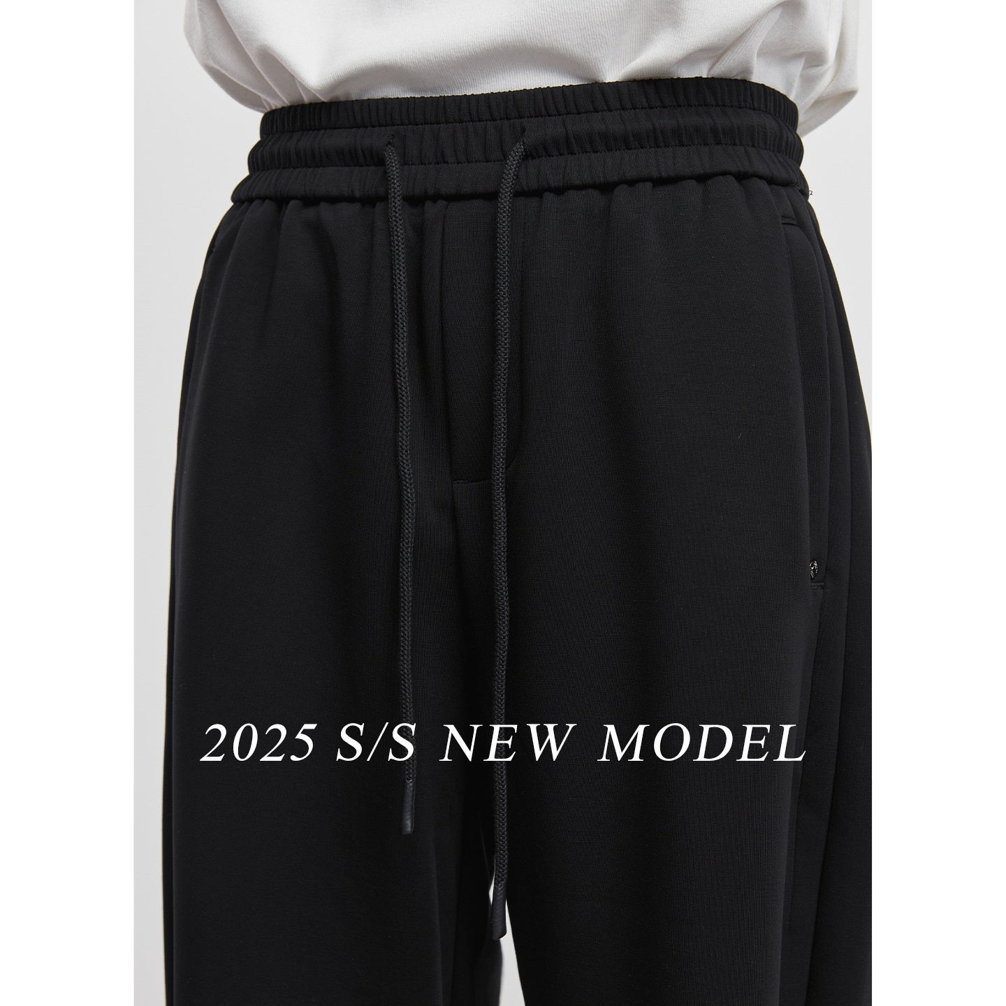 Mens Straight-Leg Sweatpants FallWinter Loose Wide-Leg Design