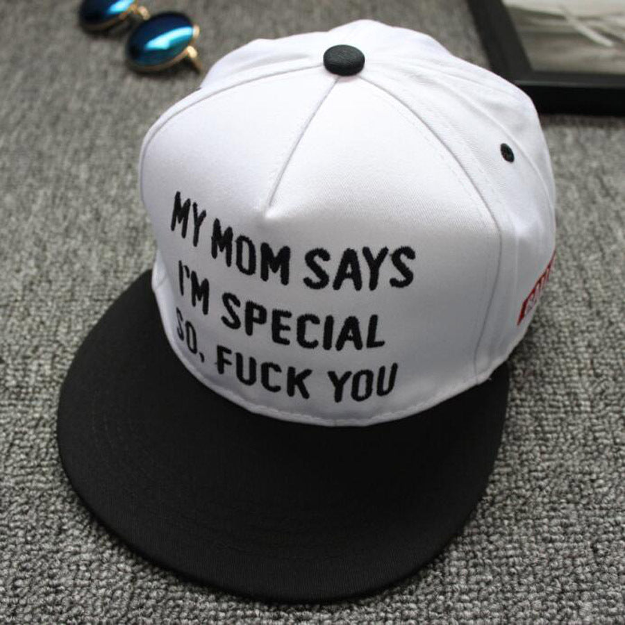 Letter Men's Hiphop Baseball Hat