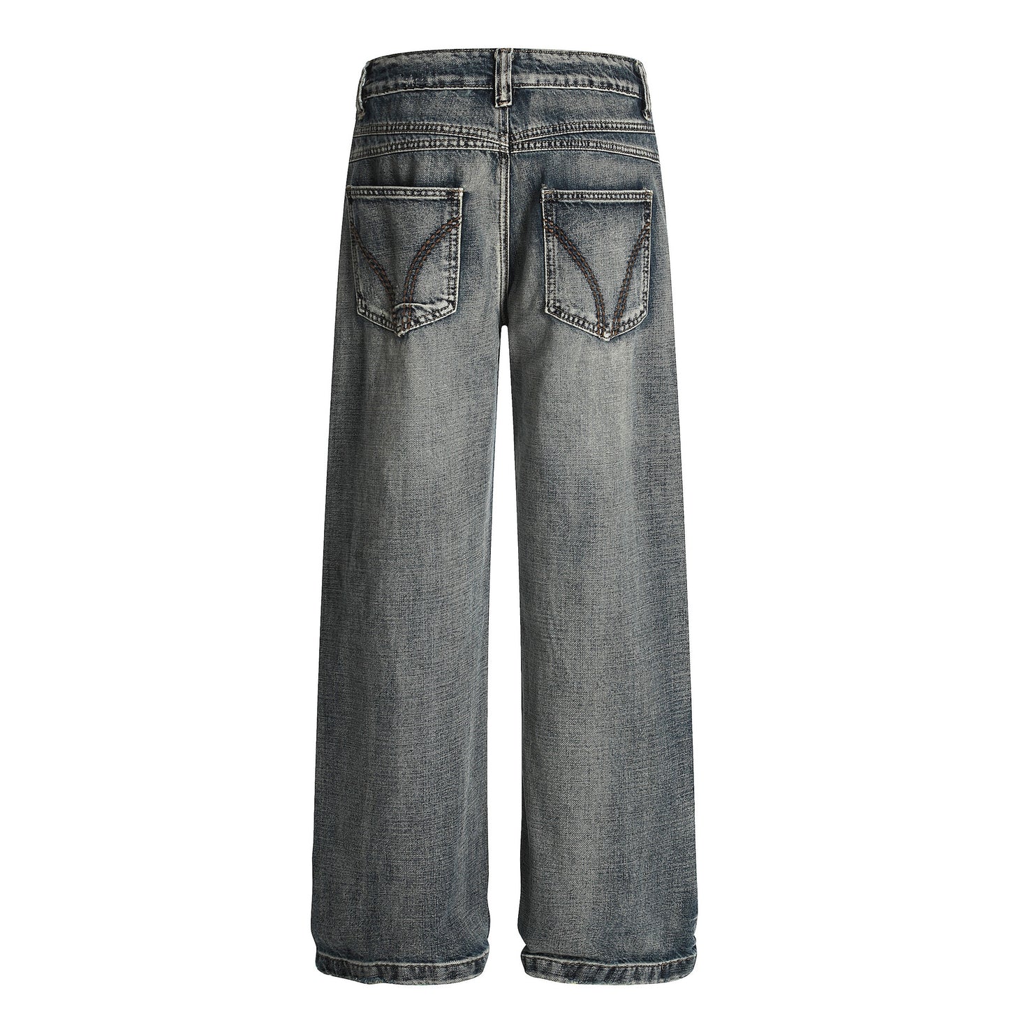 New Straight-leg Relaxed-fit Casual Denim Jeans