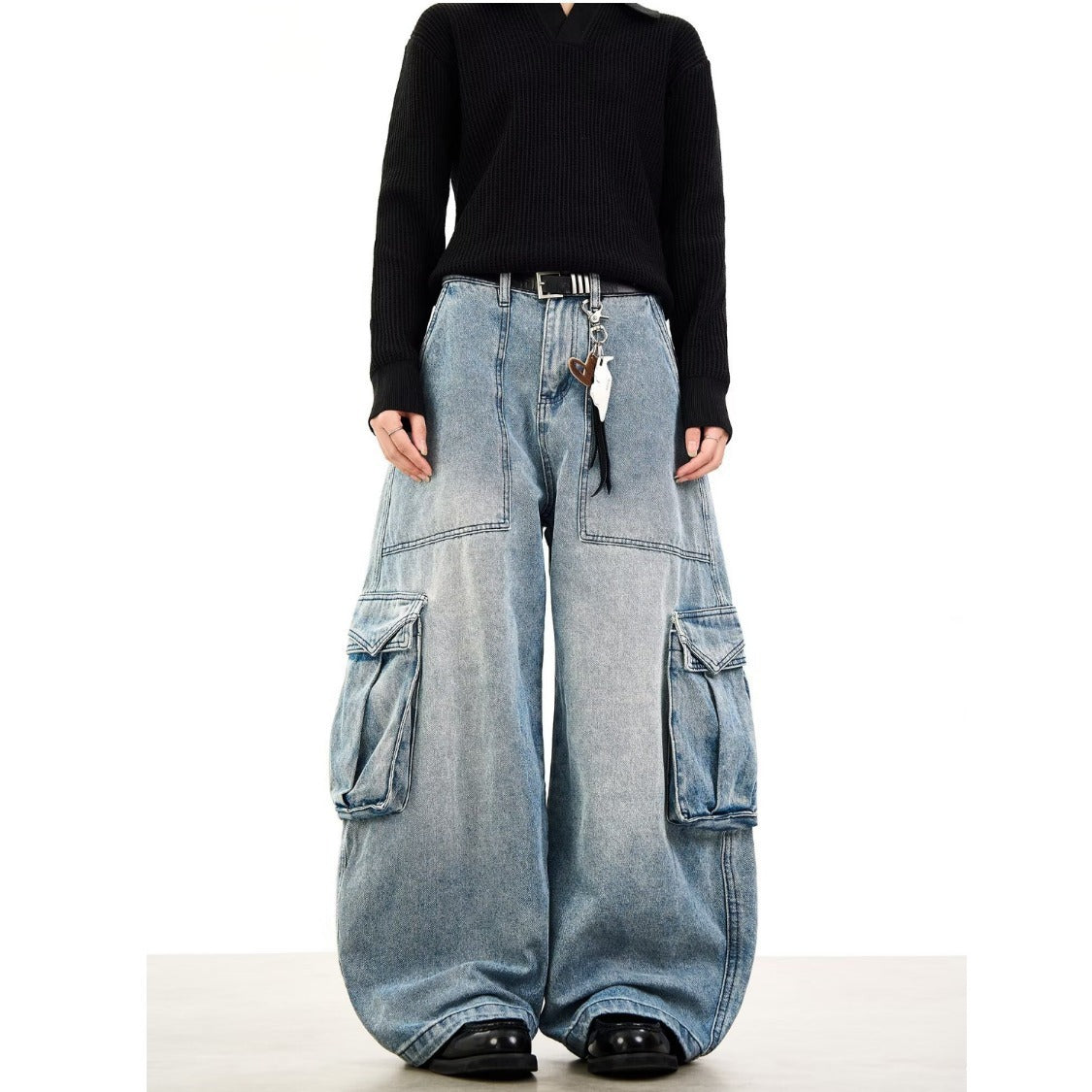Ruggedly Cool Vintage Workwear Denim Jeans