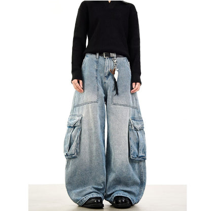 Ruggedly Cool Vintage Workwear Denim Jeans