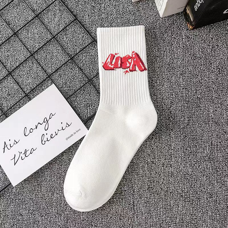 Cotton Fall Winter Men Basketball Long Socks