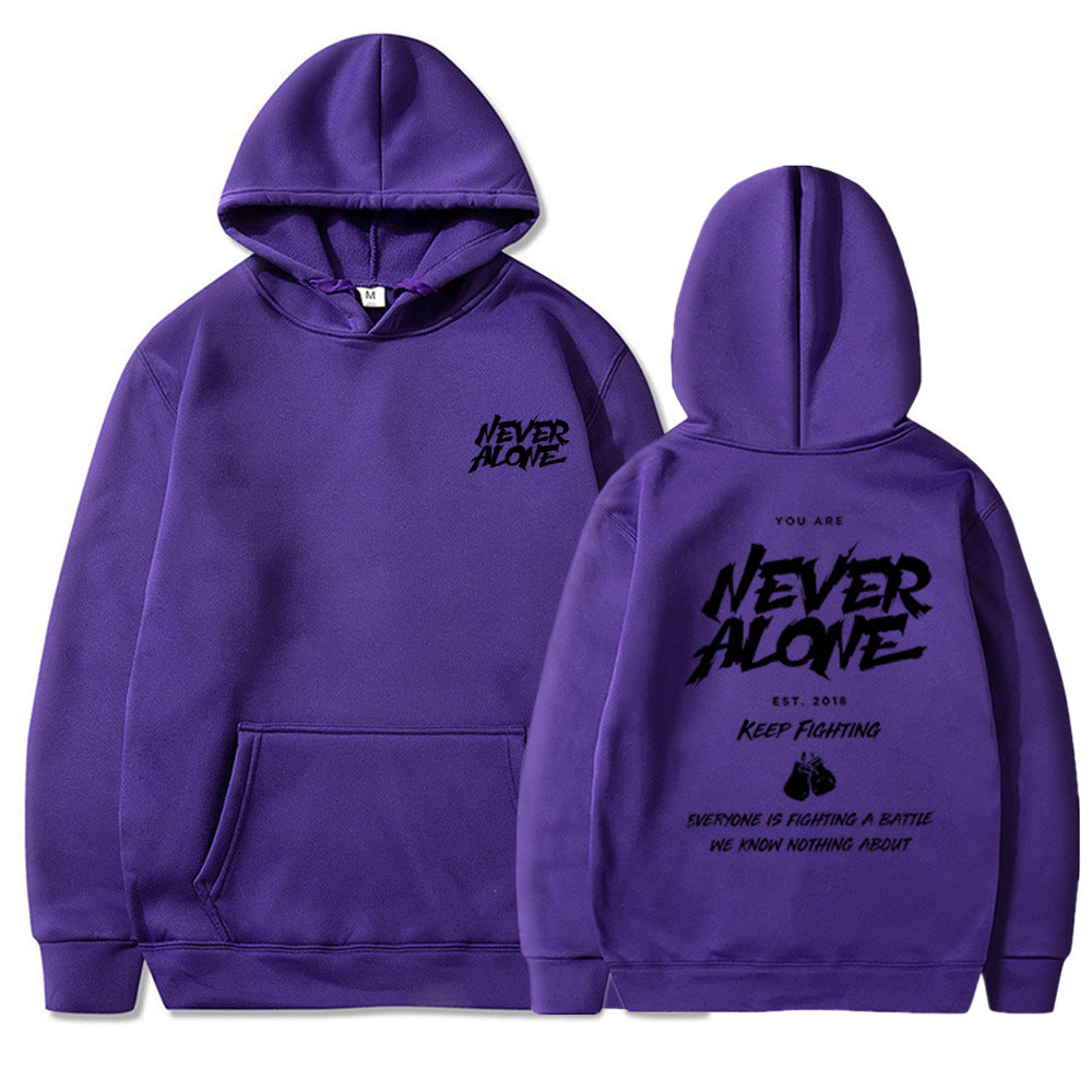 Unisex Casual Fashion Hoodie With Pocket Print