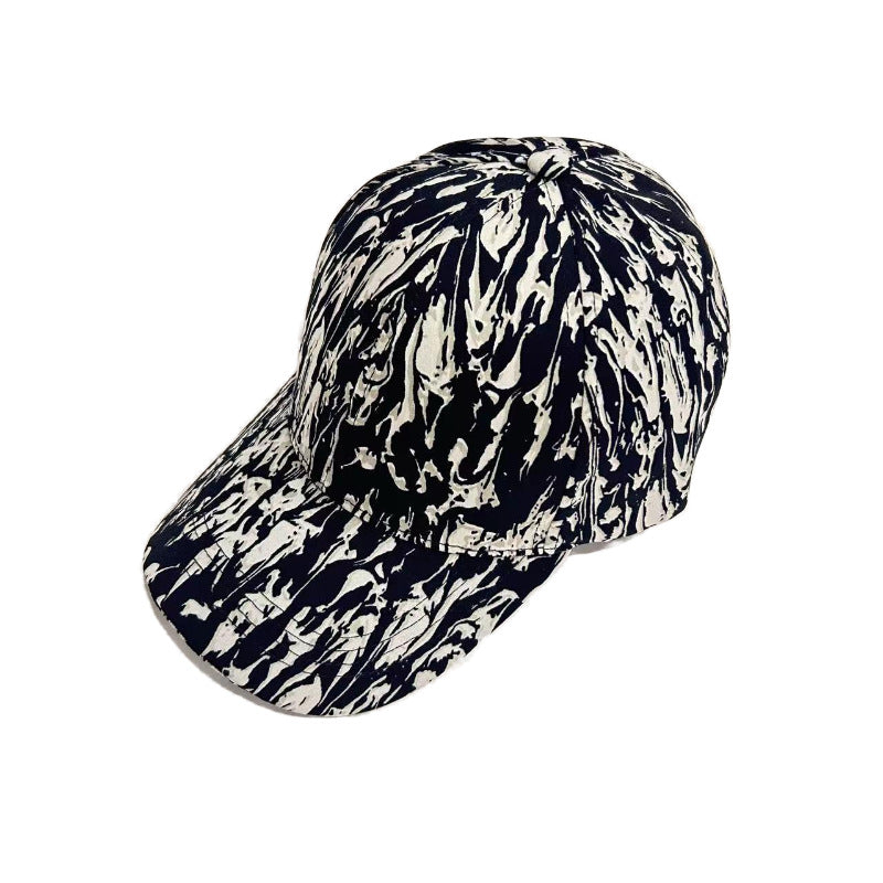 European And American Hat Spring And Summer Thin Graffiti Duck Tongue