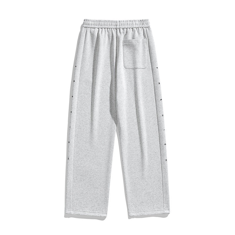 Mens Trendy Japanese-style Loose Straight-leg Pants