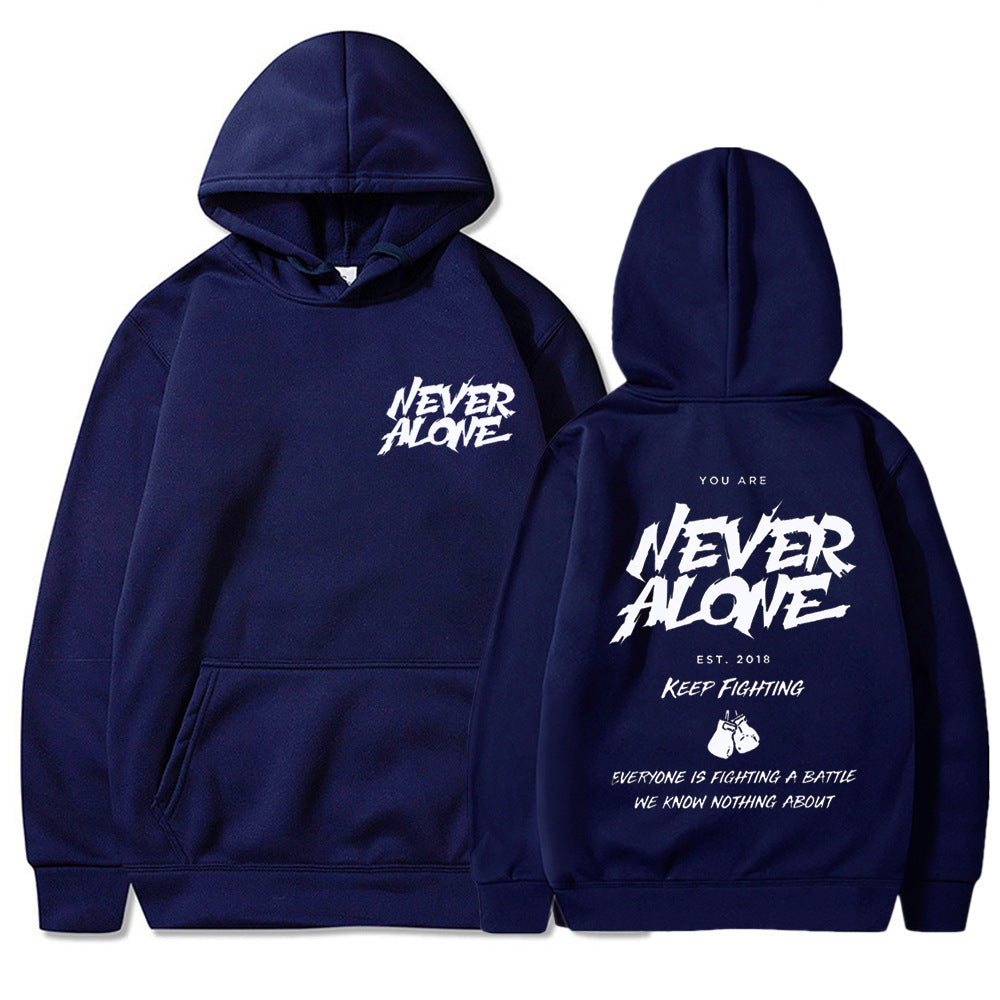 Unisex Casual Fashion Hoodie With Pocket Print