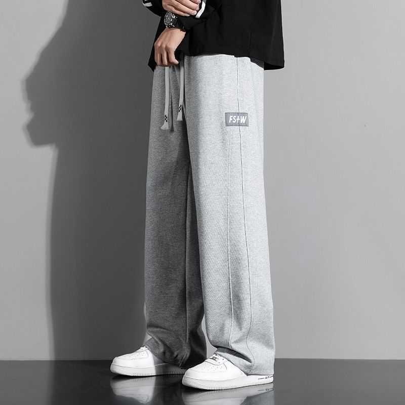 Mens Fleece-Lined Athletic Casual Pants