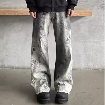 Niche Relaxed-fit Hip-hop Wide-leg Straight Pants