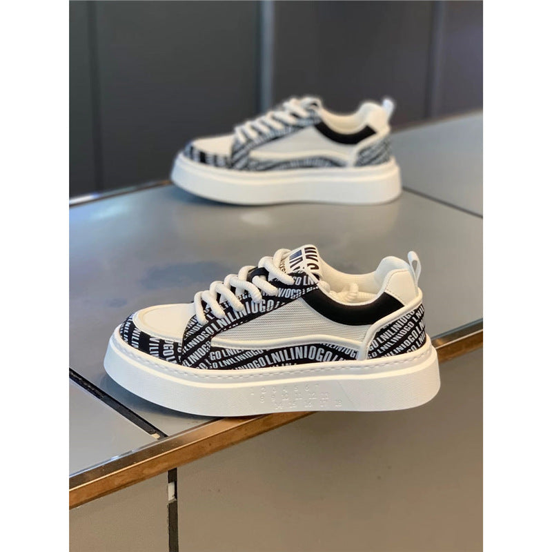 Thick Bottom Wear-resistant Board Shoes Breathable Fashion Casual Sneaker