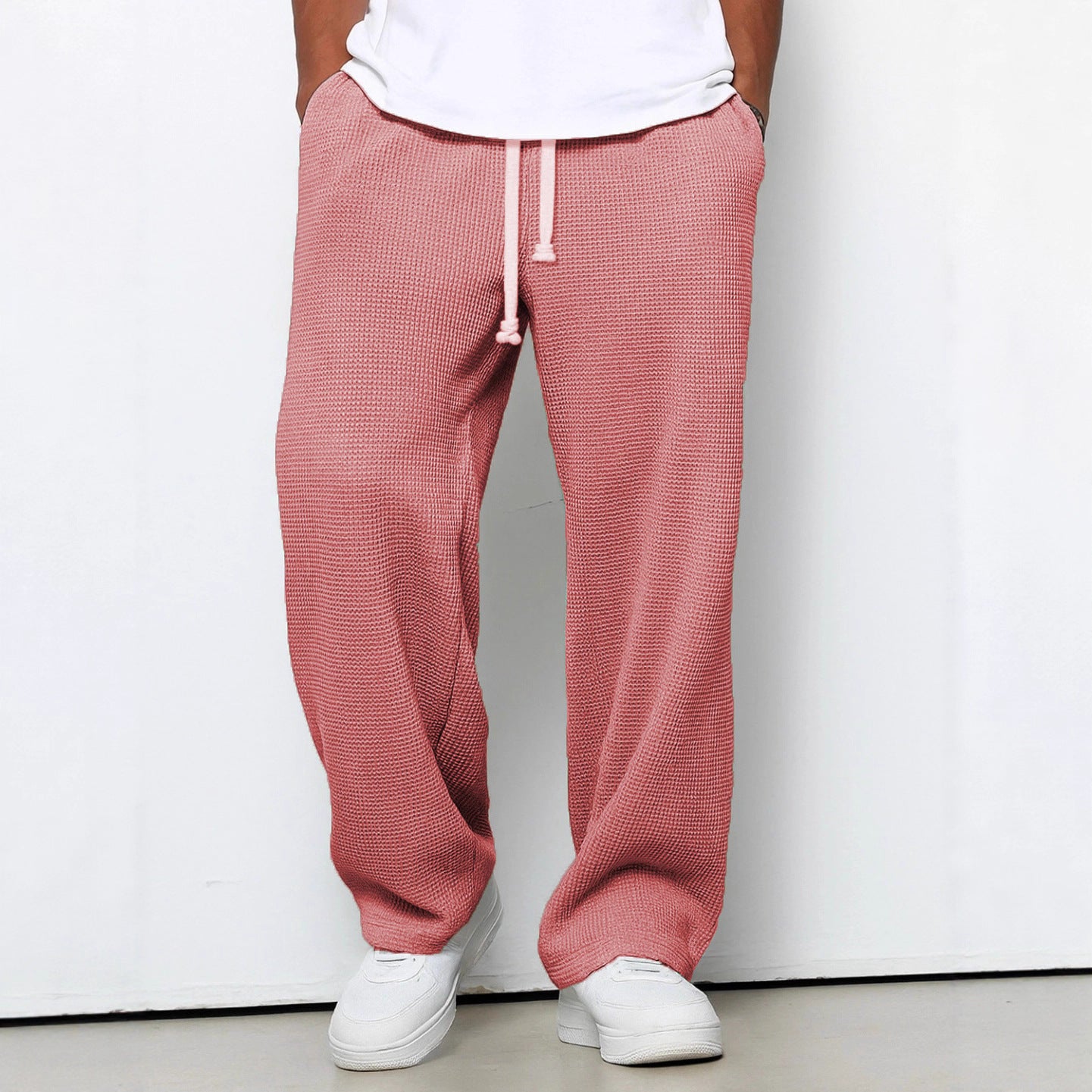 Spring Autumn Unisex Loosefit Athletic Casual Sweat Pants