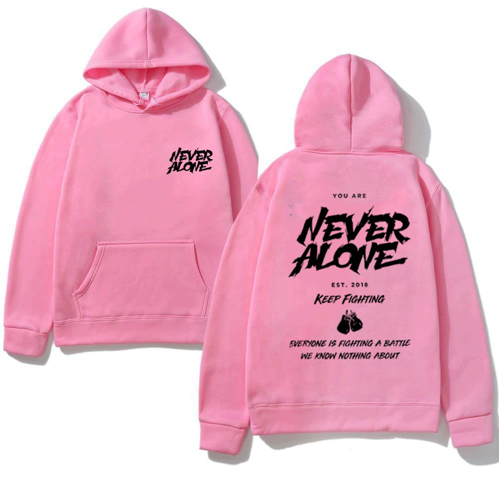 Unisex Casual Fashion Hoodie With Pocket Print