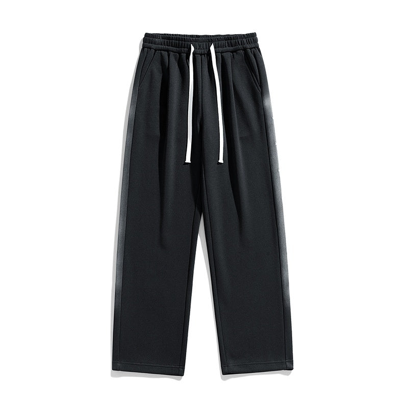Mens Trendy Japanese-style Loose Straight-leg Pants