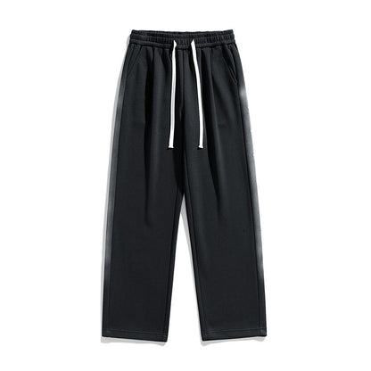 Mens Trendy Japanese-style Loose Straight-leg Pants