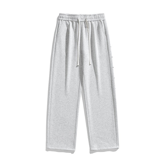 Mens Trendy Japanese-style Loose Straight-leg Pants