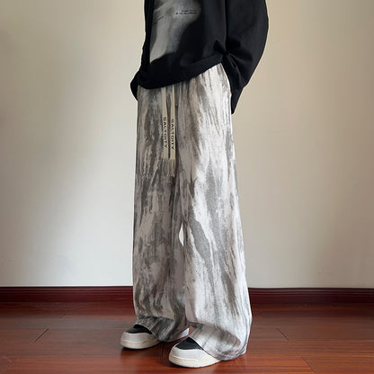 Loose, Slimming Straight-leg Athletic Pants