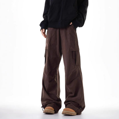 New Multi-pocket Loose-fit Workwear Casual Pants