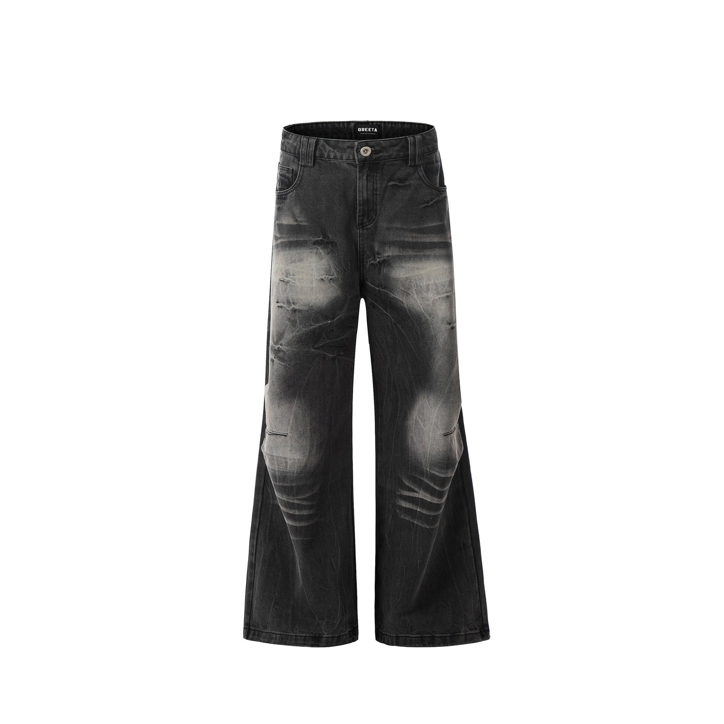 Cracked Flared Pants For Men And Women