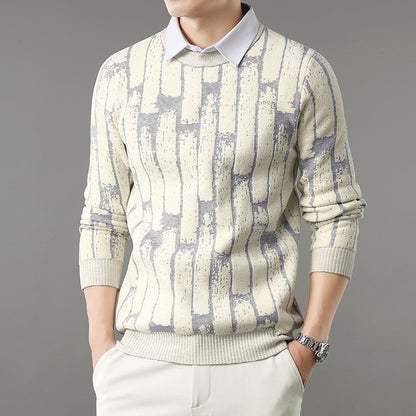 Youthful Trendy Mens Knitted Base Layer Top