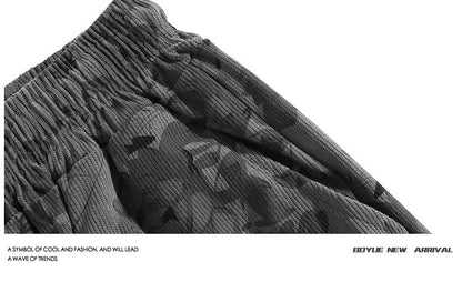 Printed Camo Casual Pants For Boys