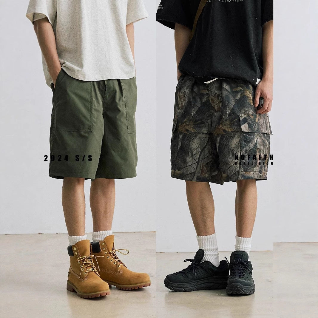 Loose Casual Straight-leg Shorts