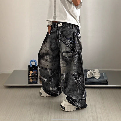 Designing Distressed Post-apocalyptic-style Denim