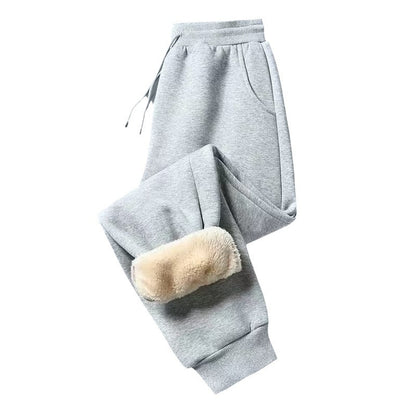 Mens Casual Loose-fitting Padded Jogger Sweatpants