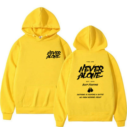 Unisex Casual Fashion Hoodie With Pocket Print