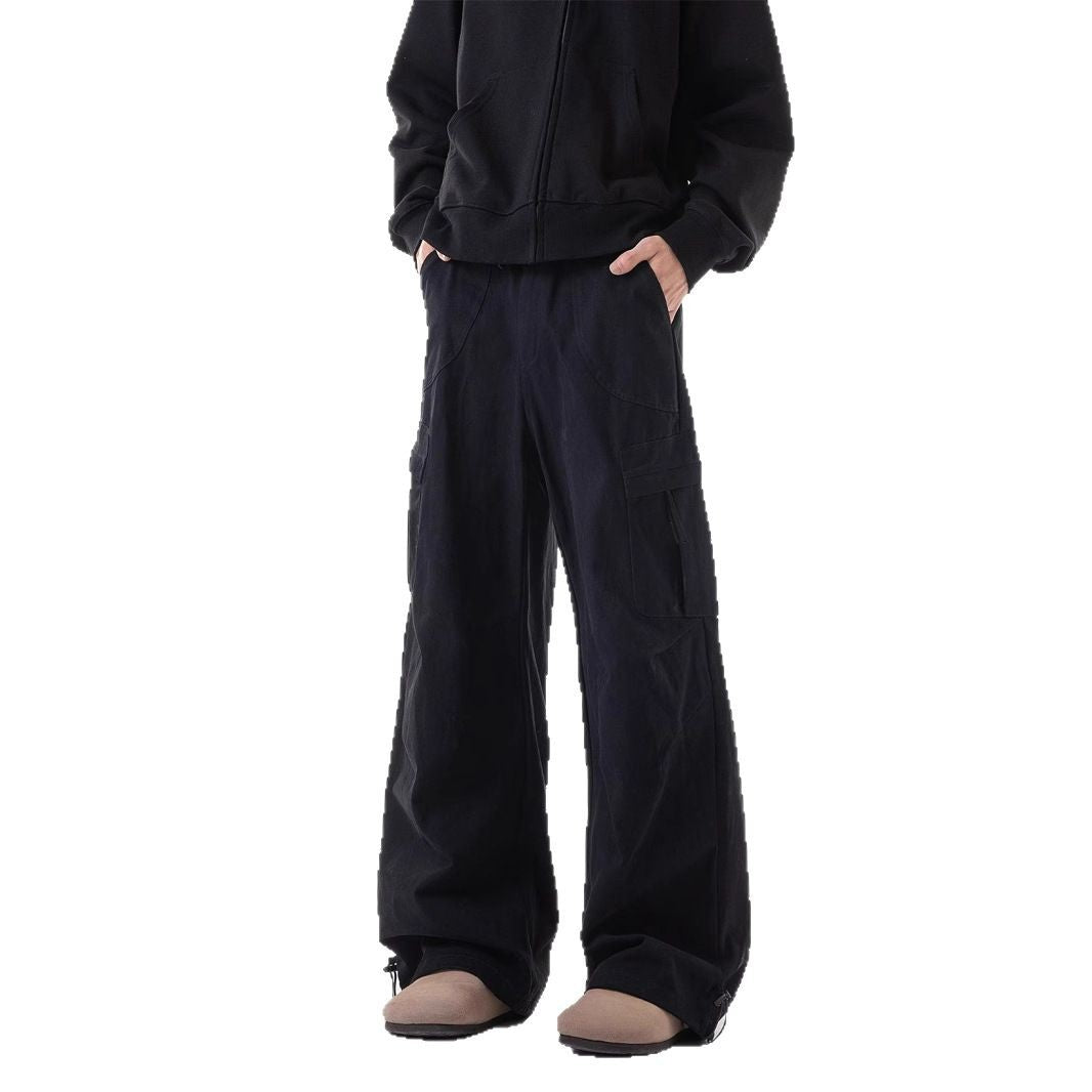 New Multi-pocket Loose-fit Workwear Casual Pants