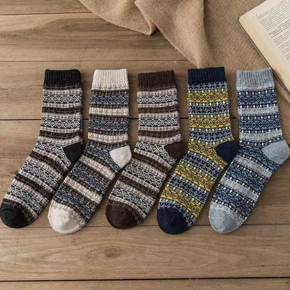Men's Casual Thickened Thermal Wool Socks