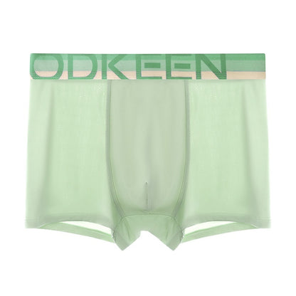 Mens Cool Comfortable And Breathable Ice-Silk Underwear For Summer