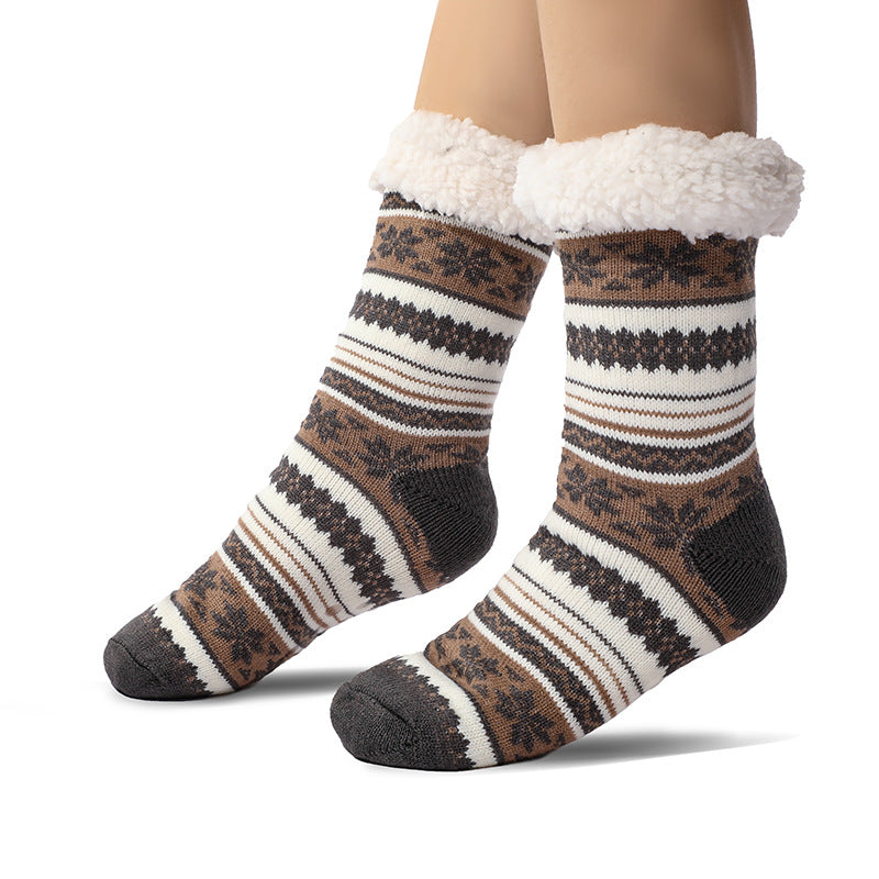 Men's Ultra-thick Thermal Home Sleep Socks
