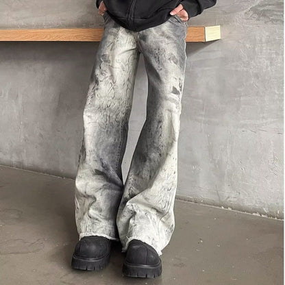 Niche Relaxed-fit Hip-hop Wide-leg Straight Pants