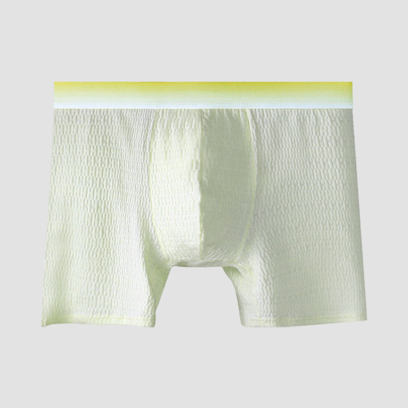 Men's Anti-chafing Antibacterial Boxer Briefs Summer Thin Extended Large Size Comfortable