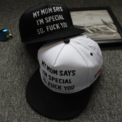 Letter Men's Hiphop Baseball Hat
