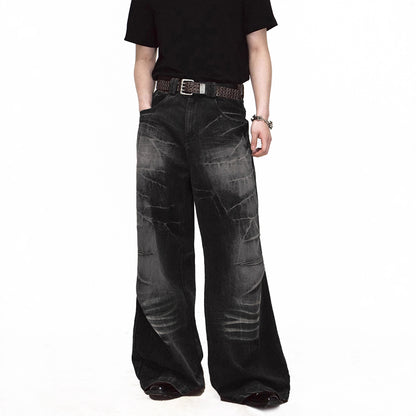 Cracked Flared Pants For Men And Women