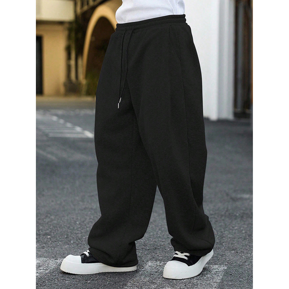 Mens Straight-Leg Casual Sports Sweatpants In American Style
