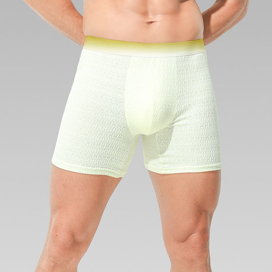 Men's Anti-chafing Antibacterial Boxer Briefs Summer Thin Extended Large Size Comfortable