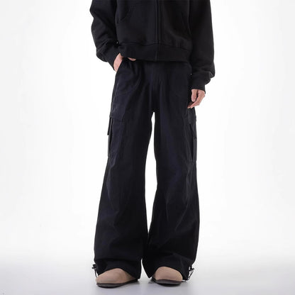 New Multi-pocket Loose-fit Workwear Casual Pants