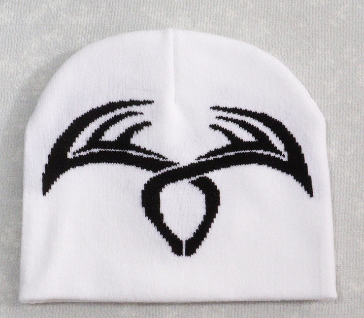 Cross-border Hot Selling New Knitted Hat Antlers Woolen Cap