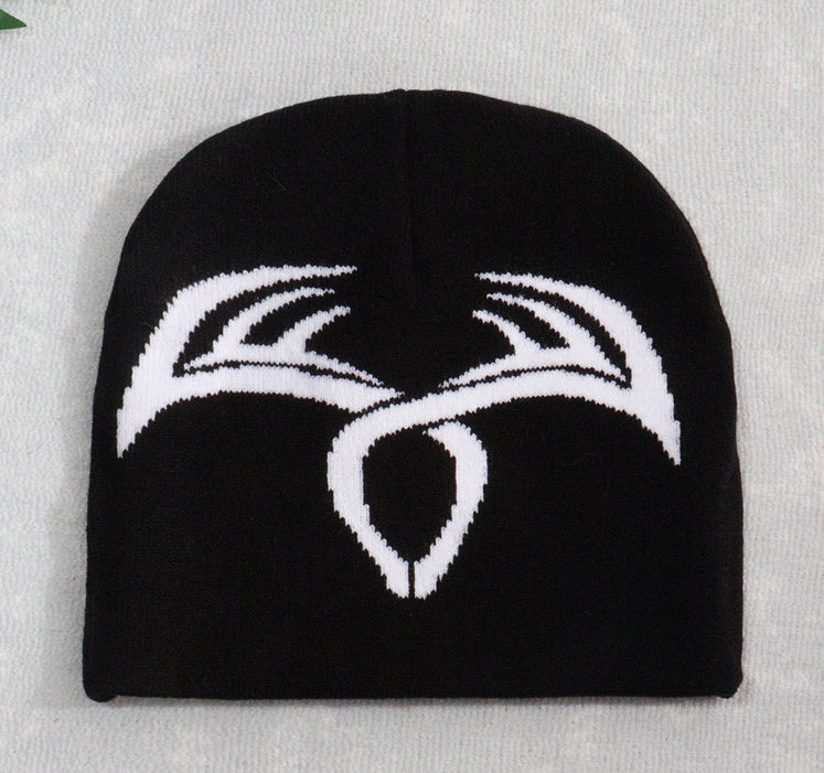 Cross-border Hot Selling New Knitted Hat Antlers Woolen Cap
